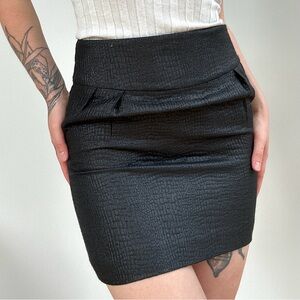 Sleek Pencil Mini Skirt